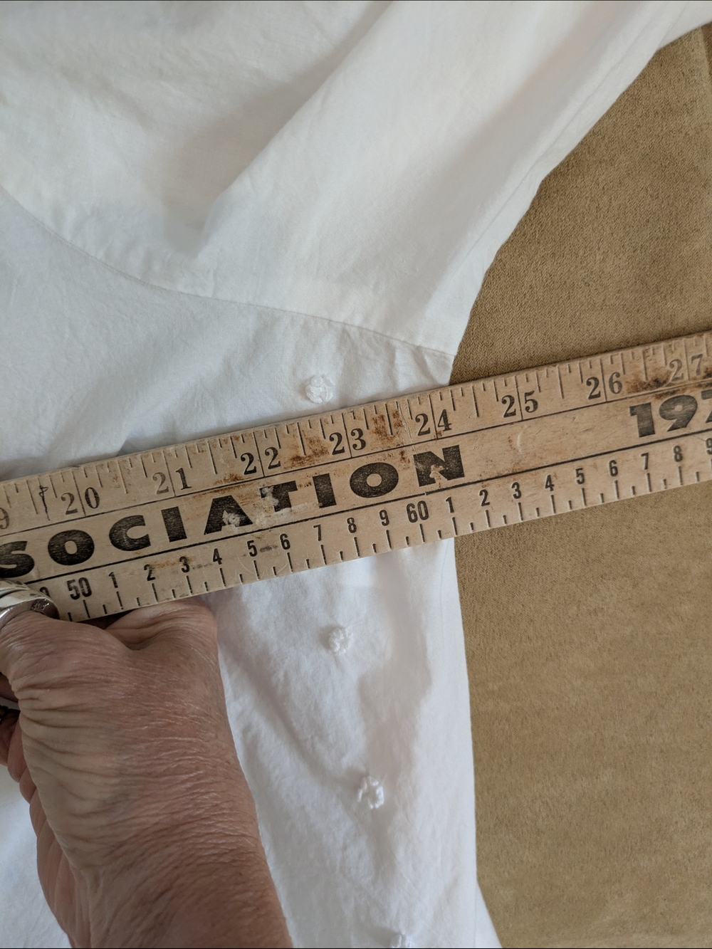 J. Jill White Button-Front Shirt - Picture 10 of 11
